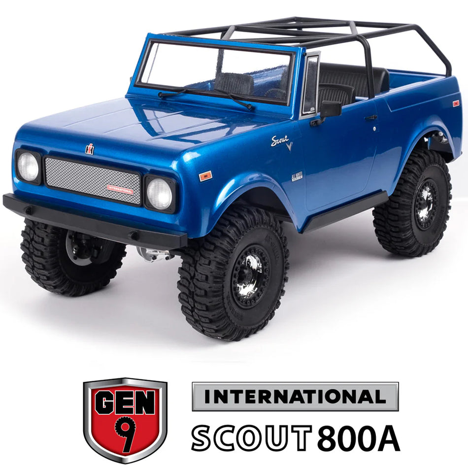 Redcat Gen9 Scout 800A 1/10 4WD RTR Scale Rock Crawler (Graphite) w/2.4GHz Radio