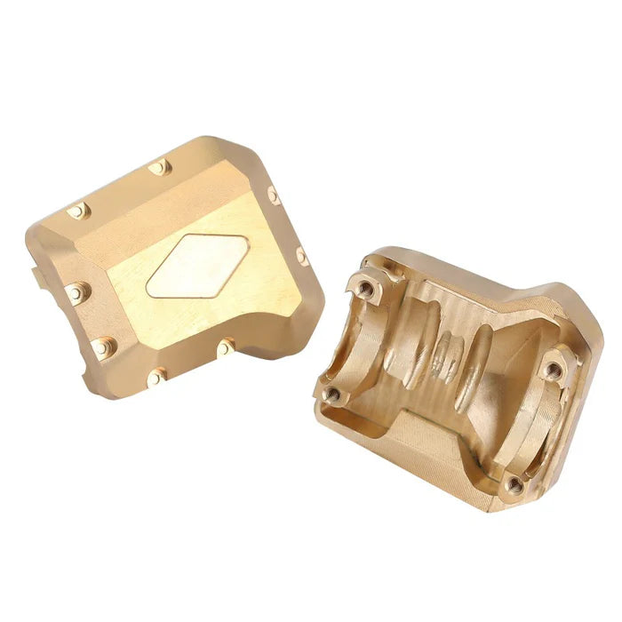 INJORA 2PCS Brass Front Rear Differential Axle Cover #8280 for TRX-4