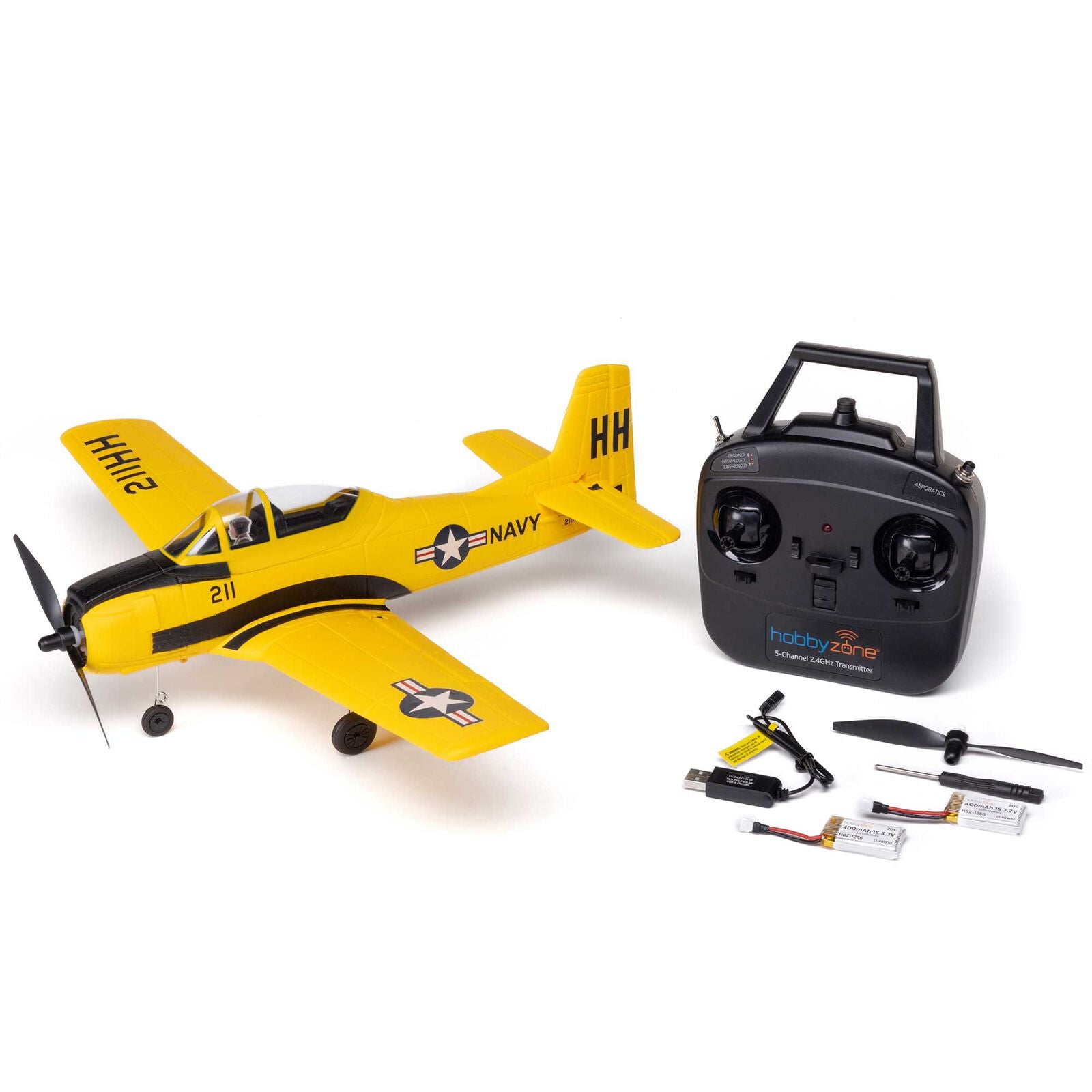 Hobbyzone T-28 Trojan 450mm RTF with SAFE – Superstition Hobbies