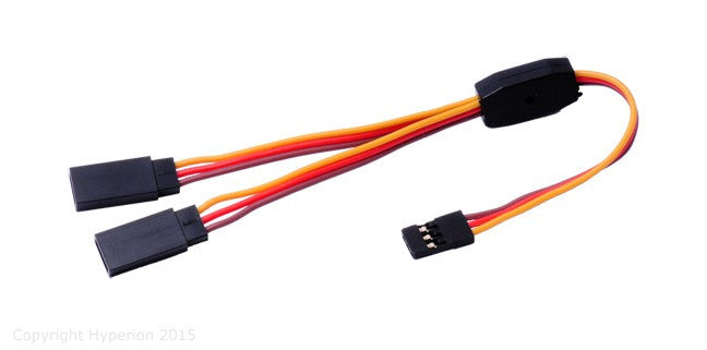 Hyperion Standard Servo Y Connector Harness 300mm (JR)