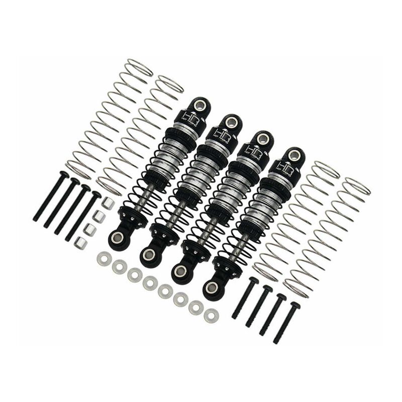 Hot Racing Threaded Aluminum Shocks Full Set Ascent 18
