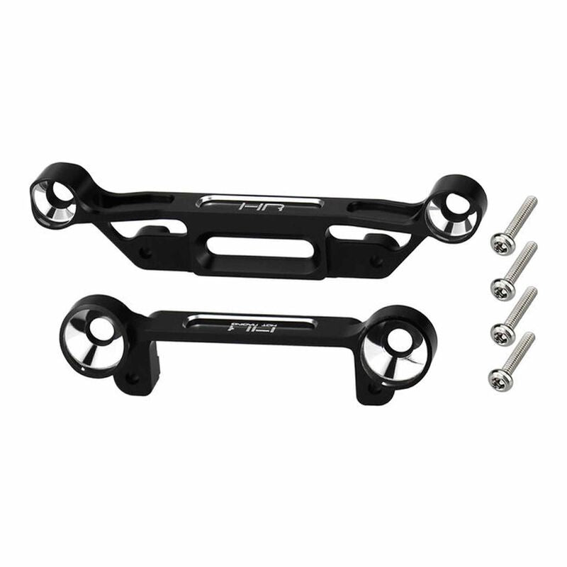 Hot Racing Aluminum Front & Rear LED Light Bucket Set, 1/30 Axial SCX30 Wrangler