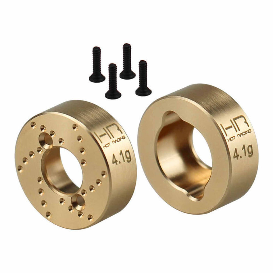 Brass Rear Hub 4.1g - SCX30