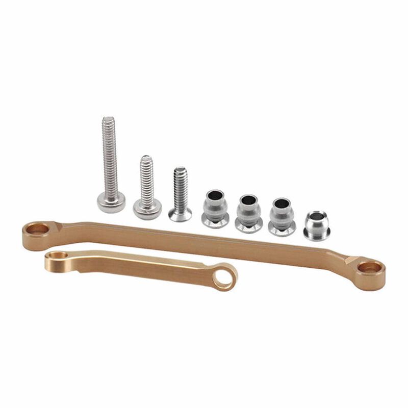 Hot Racing Brass TT Steering Fix Links - SCX30