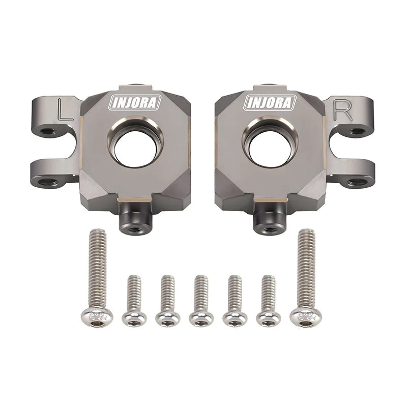 INJORA 11g/pcs Brass Steering Knuckles for 1/18 TRX4M (2) (4M-04)