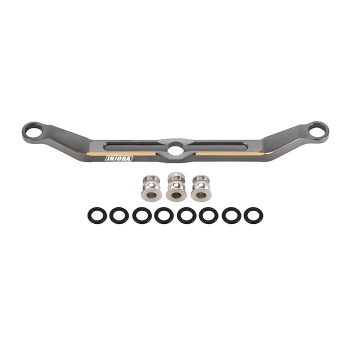 INJORA 12g/pcs Brass Steering Link for 1/18 TRX4M (4M-06) - Grey