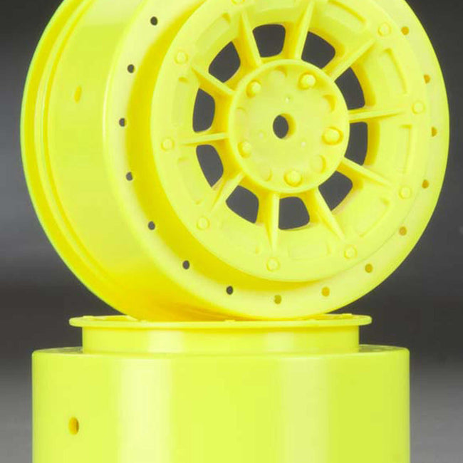 Hazard Wheel, Yellow:Losi SCTE,SCTN,22SCT