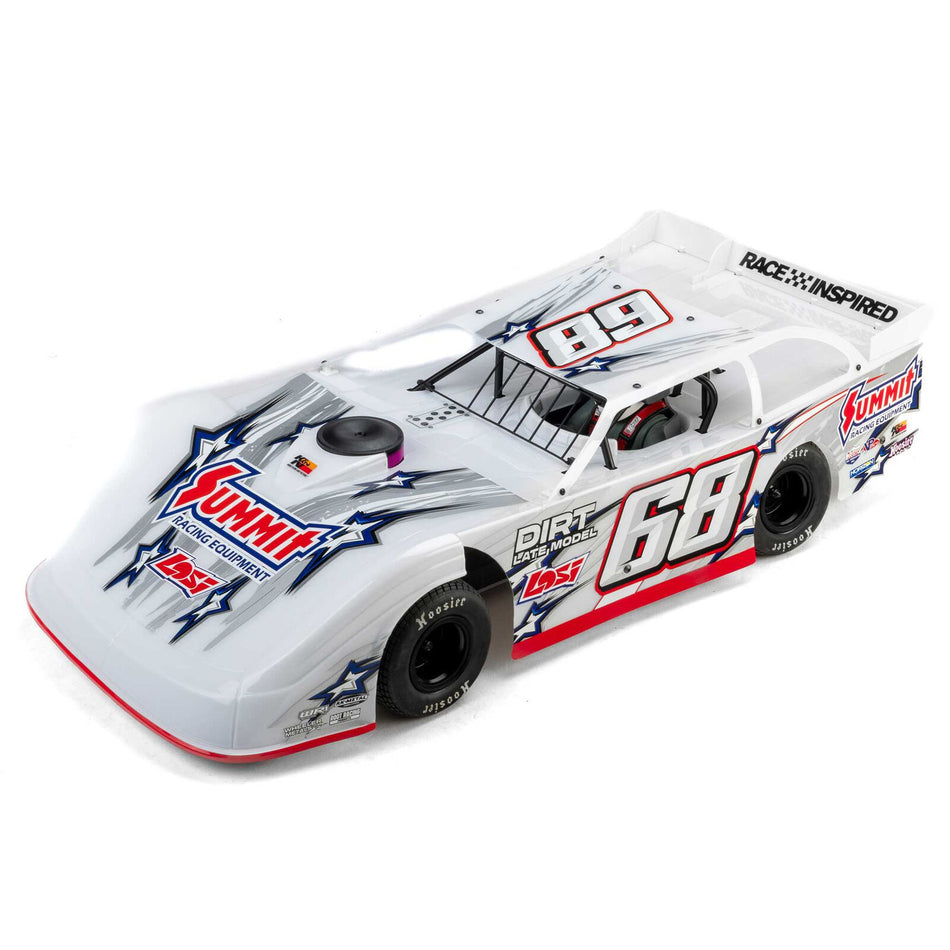 Losi 22S Dirt Late Model, 1/10 2WD RTR Dirt Oval, RTR, Summit Racing (Battery and Charger Included)