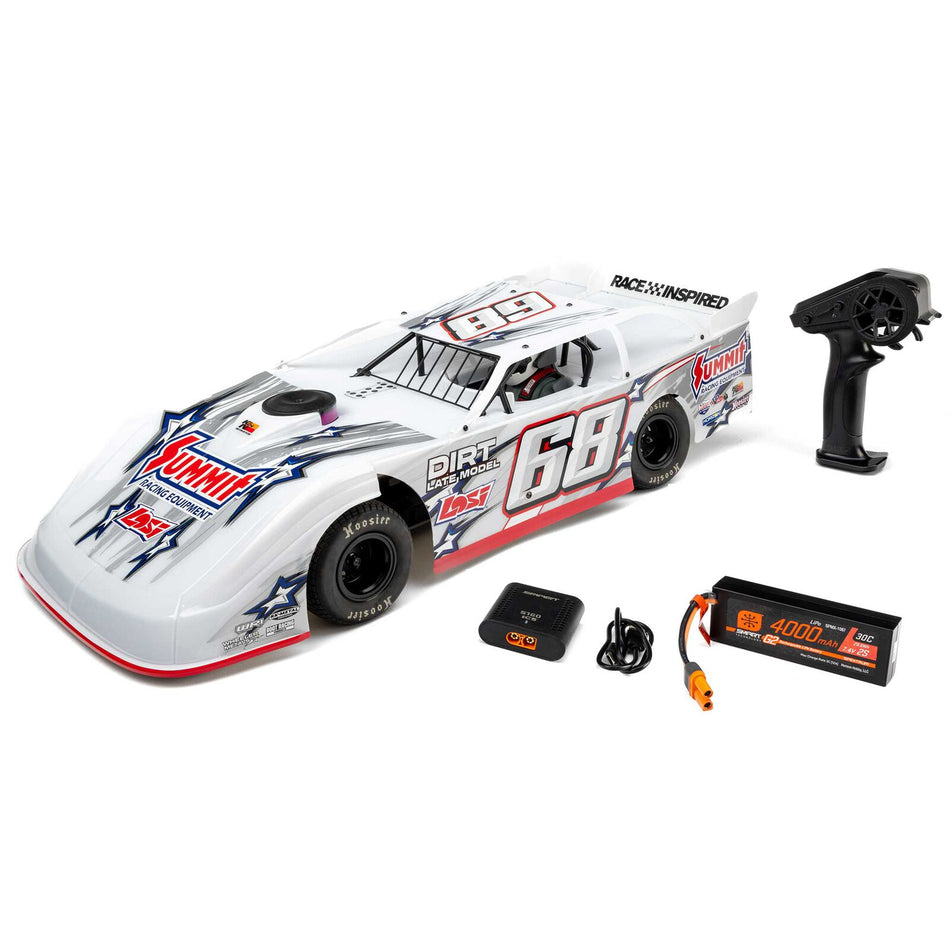 Losi 22S Dirt Late Model, 1/10 2WD RTR Dirt Oval, RTR, Summit Racing (Battery and Charger Included)