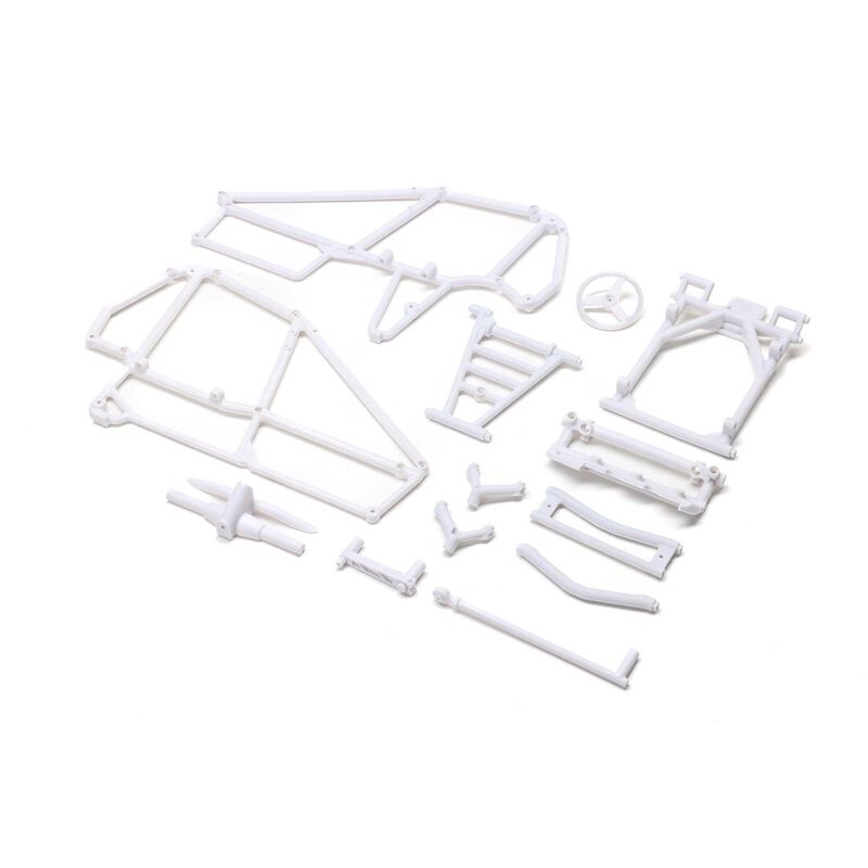 Losi Cage Set, White: 22S Sprint