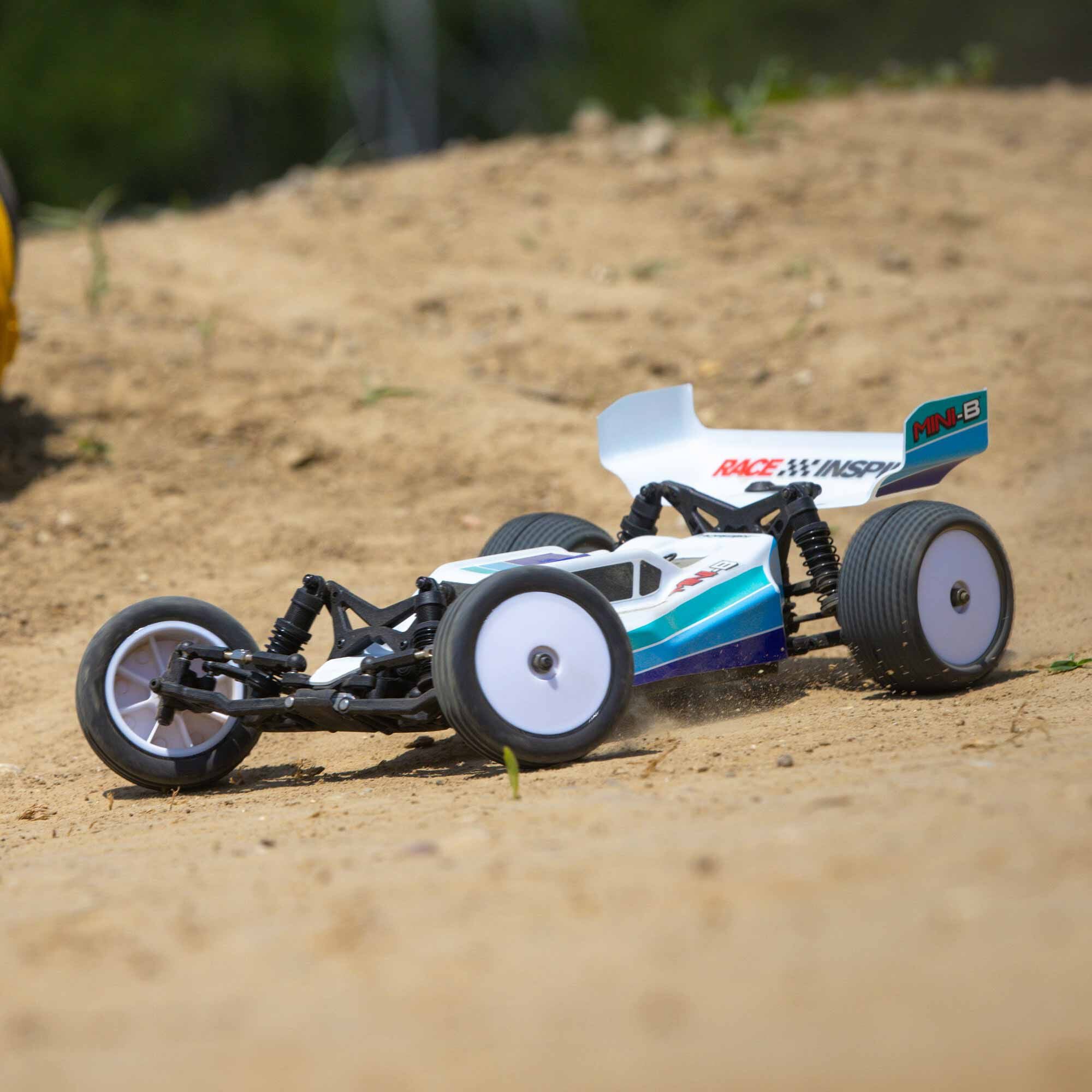 1/16 Mini-B 2WD Buggy Brushless RTR, Blue – Superstition Hobbies