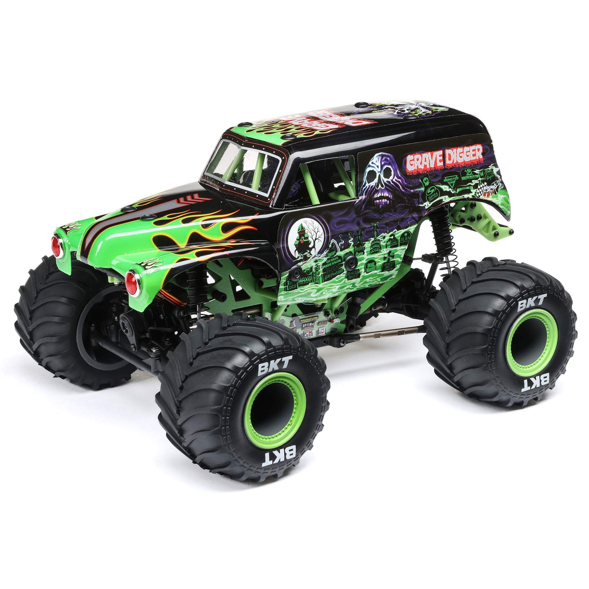 Losi 1/18 Scale Monster Truck Losi Mini Grave Digger RC