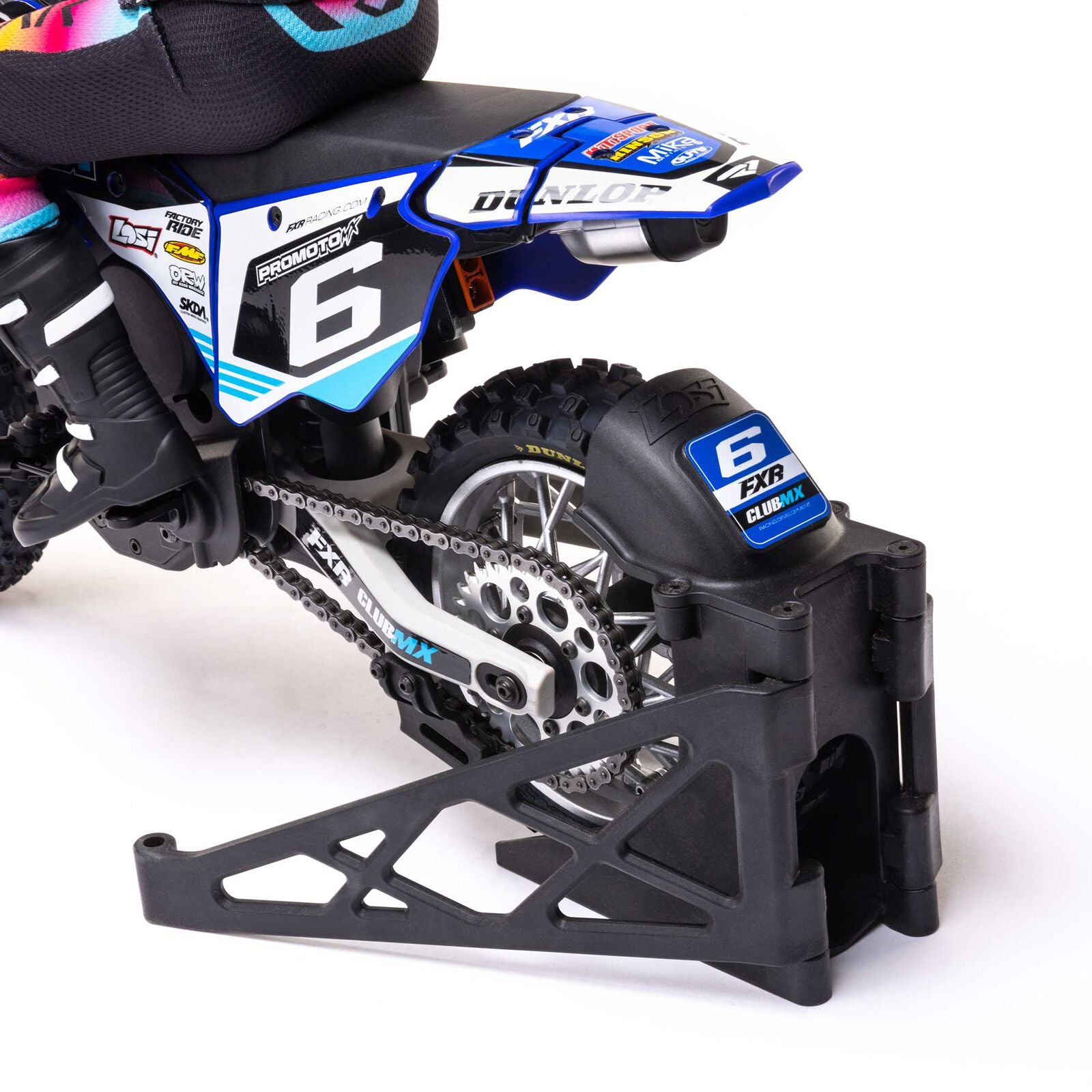 Losi 1/4 Promoto-MX Motorcycle RTR, Club MX Blue – Superstition