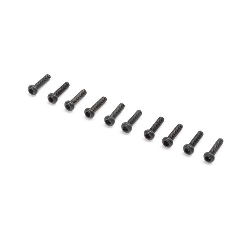 Losi M2x8mm Button Head Screws (10-Pack) – Steel Hardware LMT [LOS215005]
