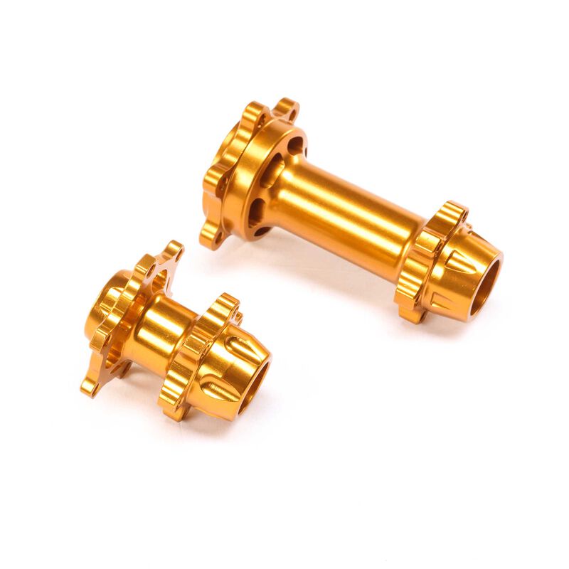 Losi Promoto Aluminum Hub Set, Machined, Gold: PM-MX