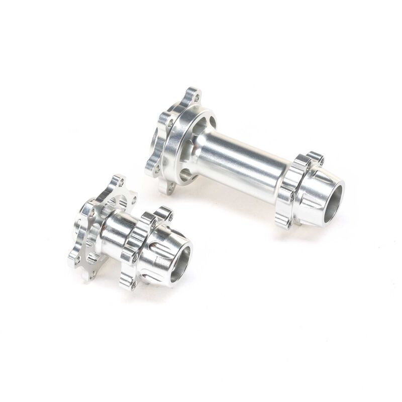 Losi Aluminum Hub Set, Machined, Silver : Promoto-MX