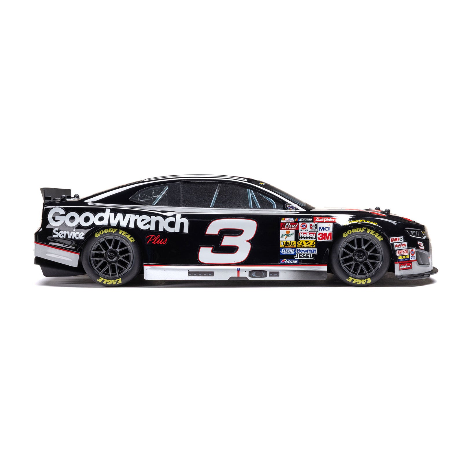 Losi 1/12 NASCAR RC Race Car RCR No. 3 GM Goodwrench Chevrolet ZL1