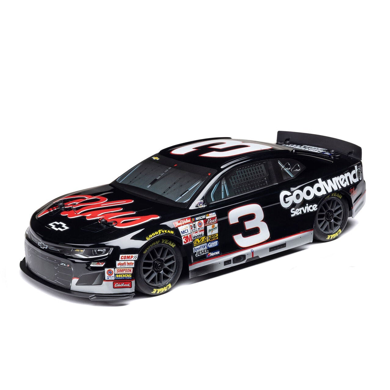 Losi 1/12 NASCAR RC Race Car RCR No. 3 GM Goodwrench Chevrolet ZL1