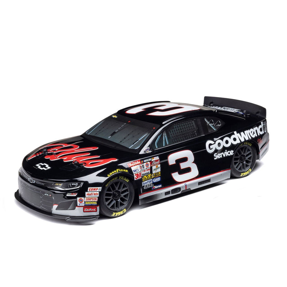 Model car with number 3 and 'Goodwrench' branding on a white background