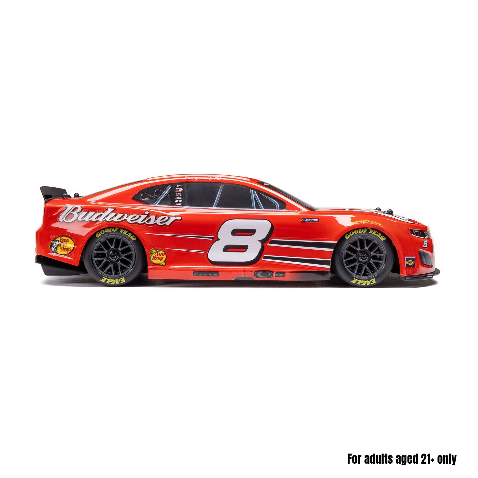 Losi 1/12 NASCAR RC Race Car Dale Earnhardt Jr. No. 8 Budweiser