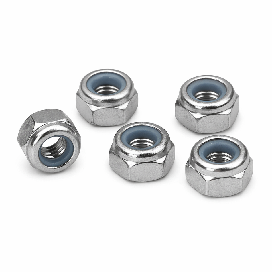 M5 Nylon Locknuts (5-Pack)
