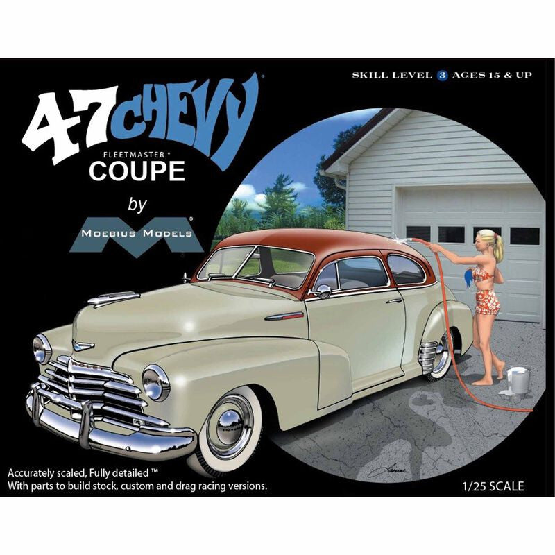 Moebius Models MOE2302 1947 Chevy Coupe 1/25 Scale Model Kit