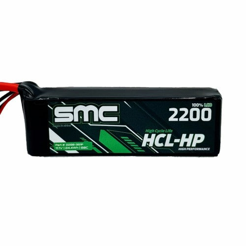 SMC HCL-HP 11.1V-2200mAh-80C Flight Pack XT60