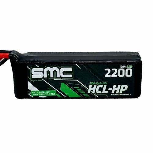 SMC HCL-HP 14.8V-2200mAh-80C Flight Pack EC3