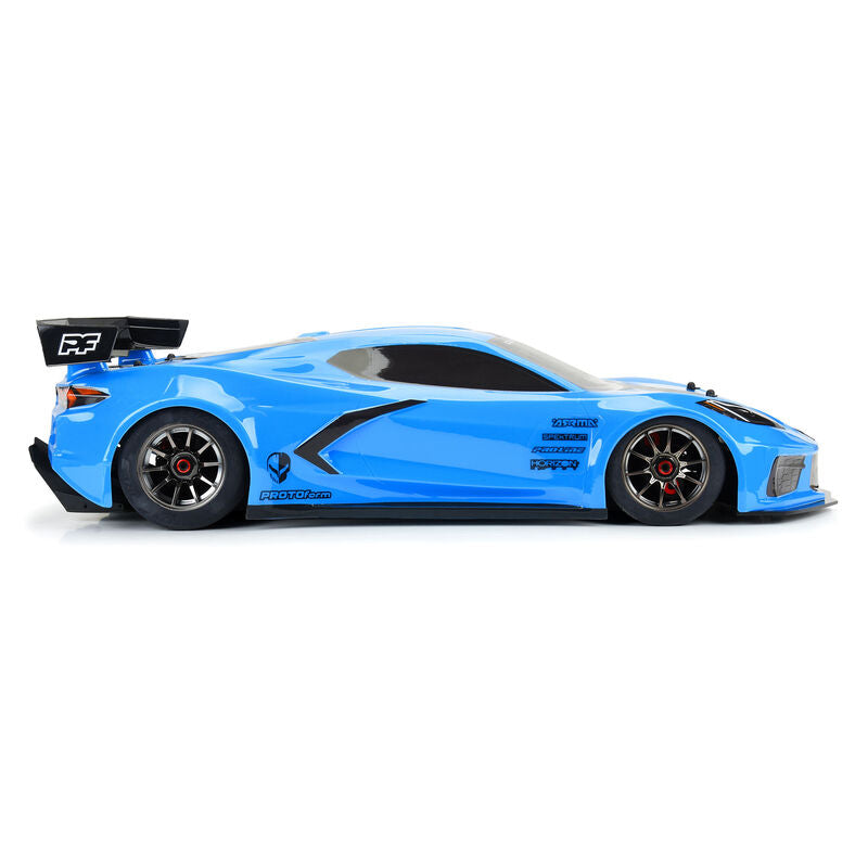 1/7 Chevy Corvette C8 Painted Body (Blue): Felony
