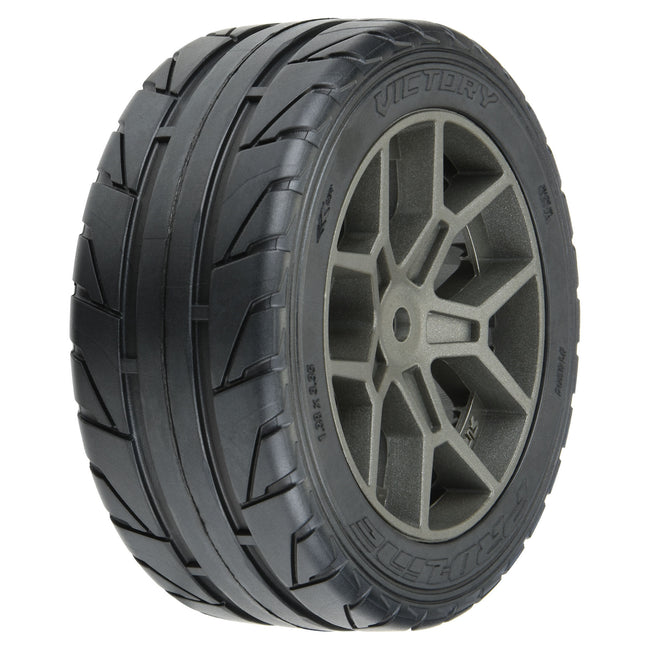1/8 Vector S3 F/R 35/85 2.4" BELTED MTD 14mm Gray
