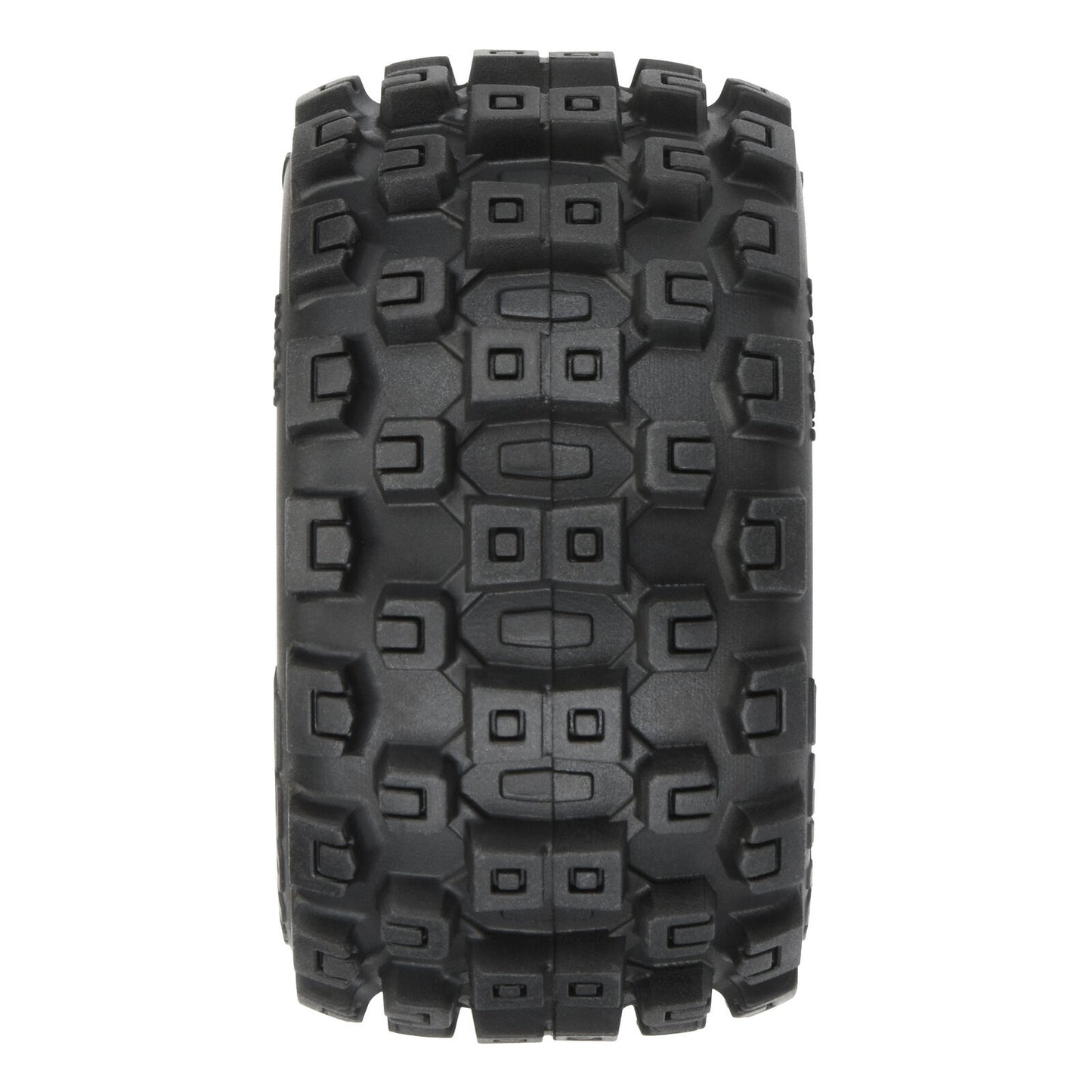 Pro-Line Badlands MX 1.85" All-Terrain Truck Tires (4) Mounted on Raid Black 12mm Hex Wheels for Granite GROM 4x4 Front or Rear