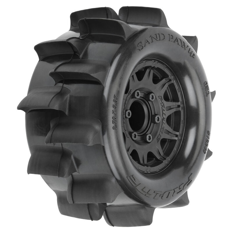 Pro-Line Sand Paw HP BELTED 2.8" Sand Truck Tires Mounted (12mm & 14mm)