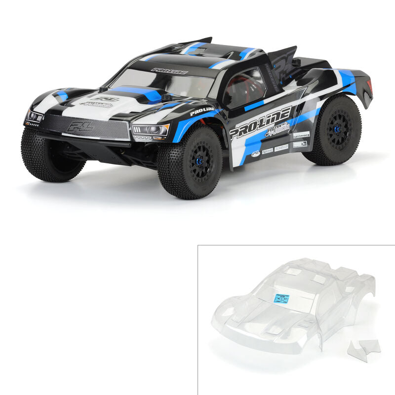 Pro-Line 1/10 Pre-Cut Flo-Tek Fusion Clear Body: Short Course