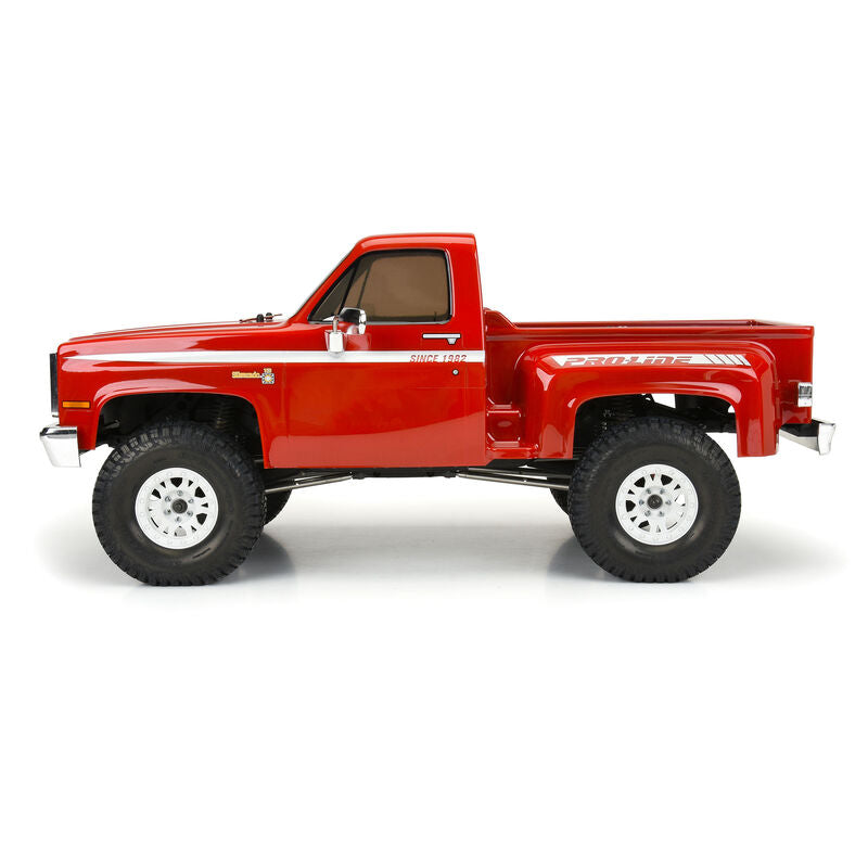 Pro-Line 1982 Chevy K-10 Clear Body Set with Scale Molded Accesories