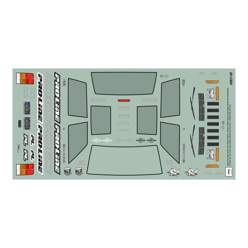 Pro-Line 2001 Jeep Cherokee Clear Body for SCX24