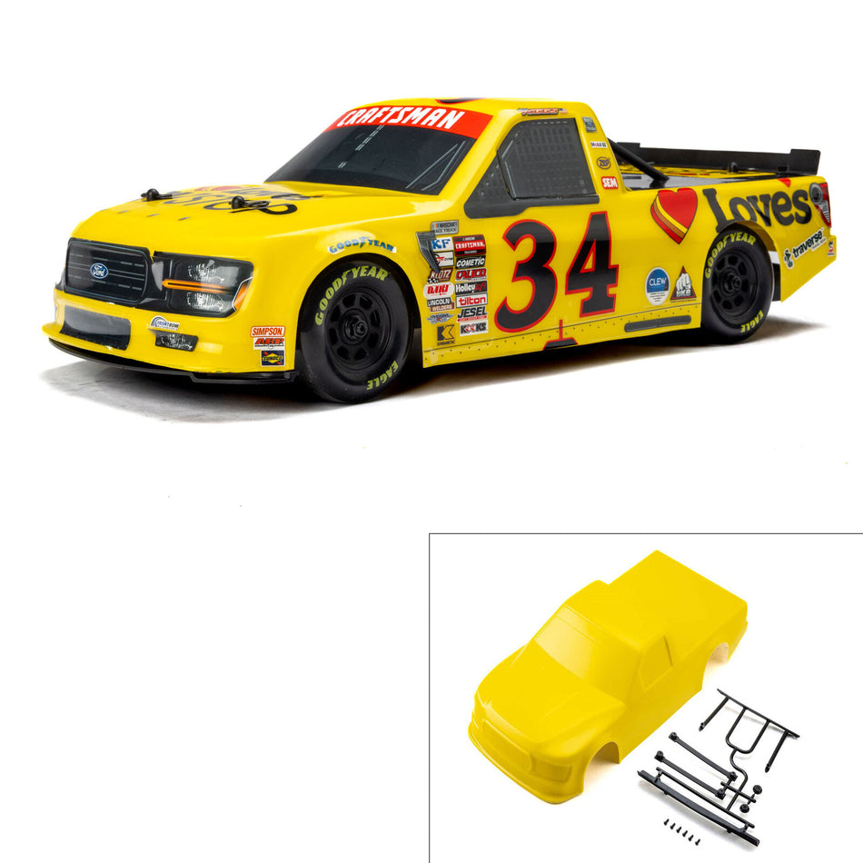 Pro-Line Limited Edition Pre-Painted/Pre-Cut Layne Riggs #34 Love's Body for Losi NASCAR