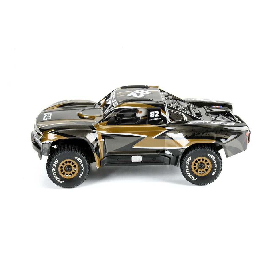 Pro-Line Limited Edition Pre-Cut/Pre-Painted 2019 Chevy Silverado Trophy Truck Tyson (Bronze/Black) Body for Arrma Mojave Grom