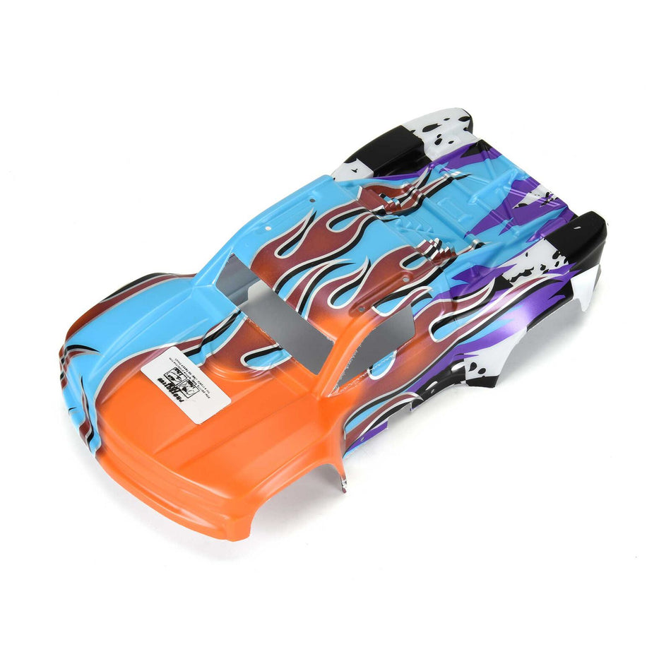 Pro-Line Limited Edition Pre-Cut/Pre-Painted 2019 Chevy Silverado Trophy Truck Fire and Ice (Pink/Aqua) Body for Arrma Mojave Grom