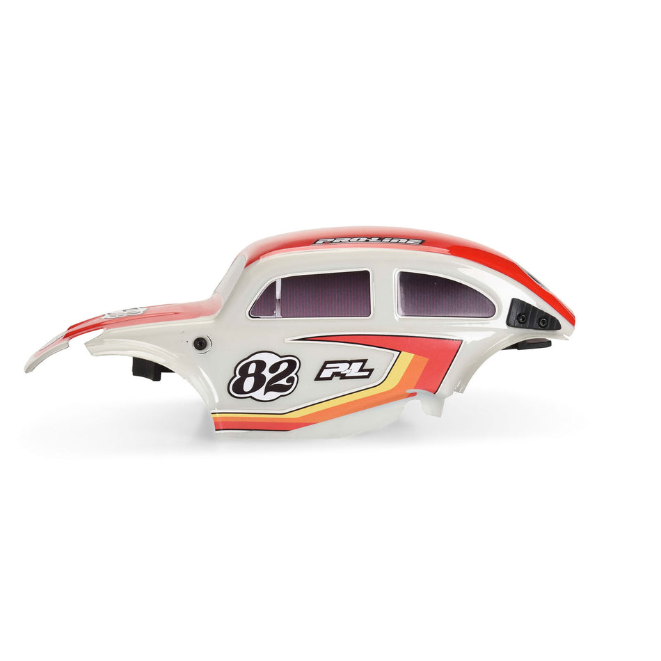 Pro-Line Class 1 VW Bug Red Race Body Conversion Kit and Flat Iron Tires
