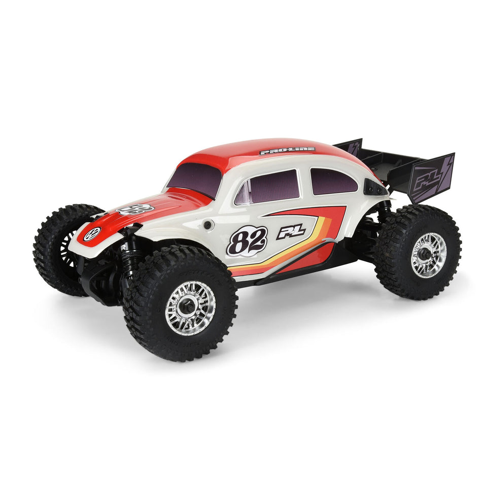 Pro-Line Class 1 VW Bug Red Race Body Conversion Kit and Flat Iron Tires