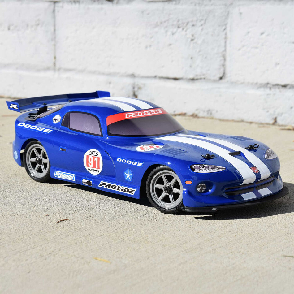 Pro-Line Pre-Cut 2002 Dodge Viper GTS Blue for Losi NASCAR