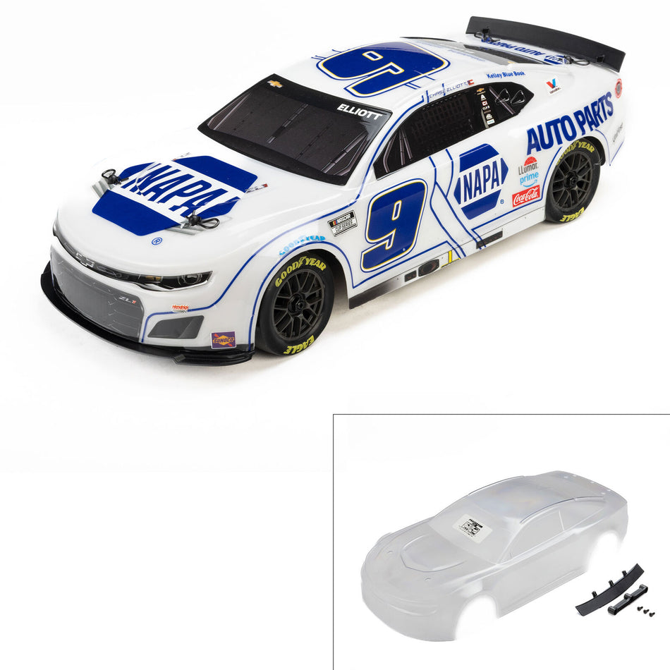 Losi Elliott #9 NAPA Auto Parts Clash Scheme DIY White 2025 Body for Losi NASCAR