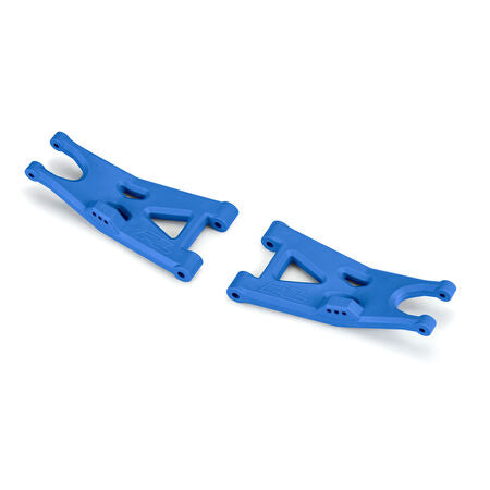 Bash Armor Front Suspension Arms (Blue) for ARRMA 3S Vehicles