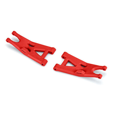 Bash Armor Front Suspension Arms (Red) for ARRMA 3S Vehicles