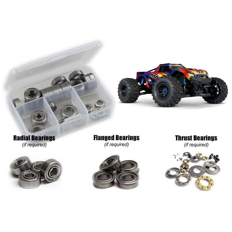 RC Screwz Traxxas Maxx, WideMaxx Metal Shielded Bearing Kit RCZTRA102B