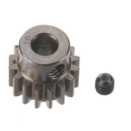 Extra Hard 5mm Bore .8 Module (31.75P) Pinion, 16T