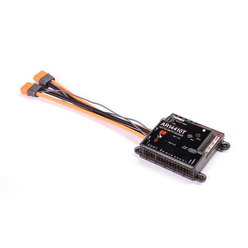Spektrum AR14410T 14-Channel PowerSafe Telemetry Receiver – DSMX Smart (SPMAR14410T)