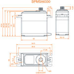 A6330 High Torque High Speed MG HV Brushless Servo