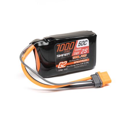 Smart G2 Trail Pro 1000mAh 2S 7.4V 50C LiPo w/ IC