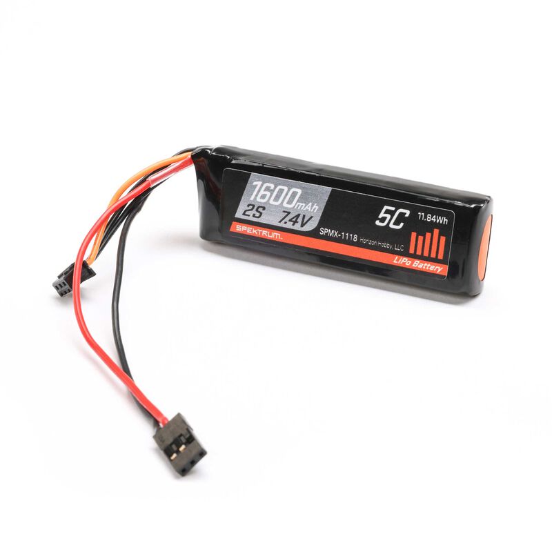 Spektrum 7.4V 1600mAh 2S 5C LiPo RX Battery